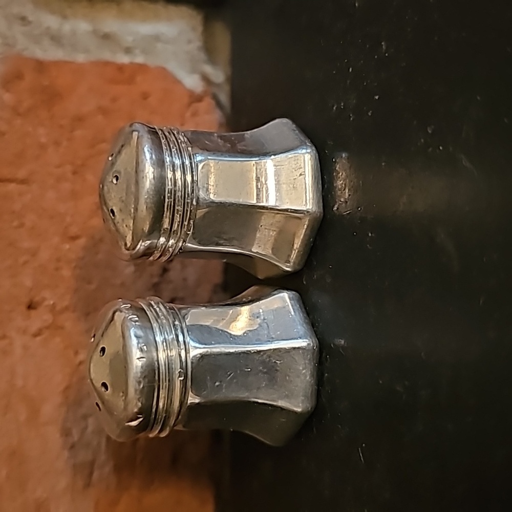 Salt and Pepper Shakers Pewter